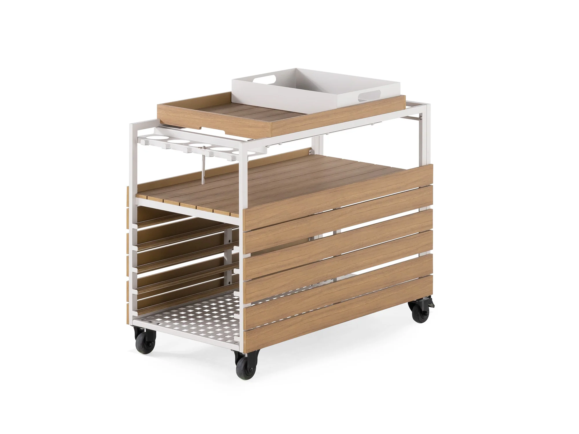 Transformer Outdoor Bar Cart - Panel Storage - Image 27