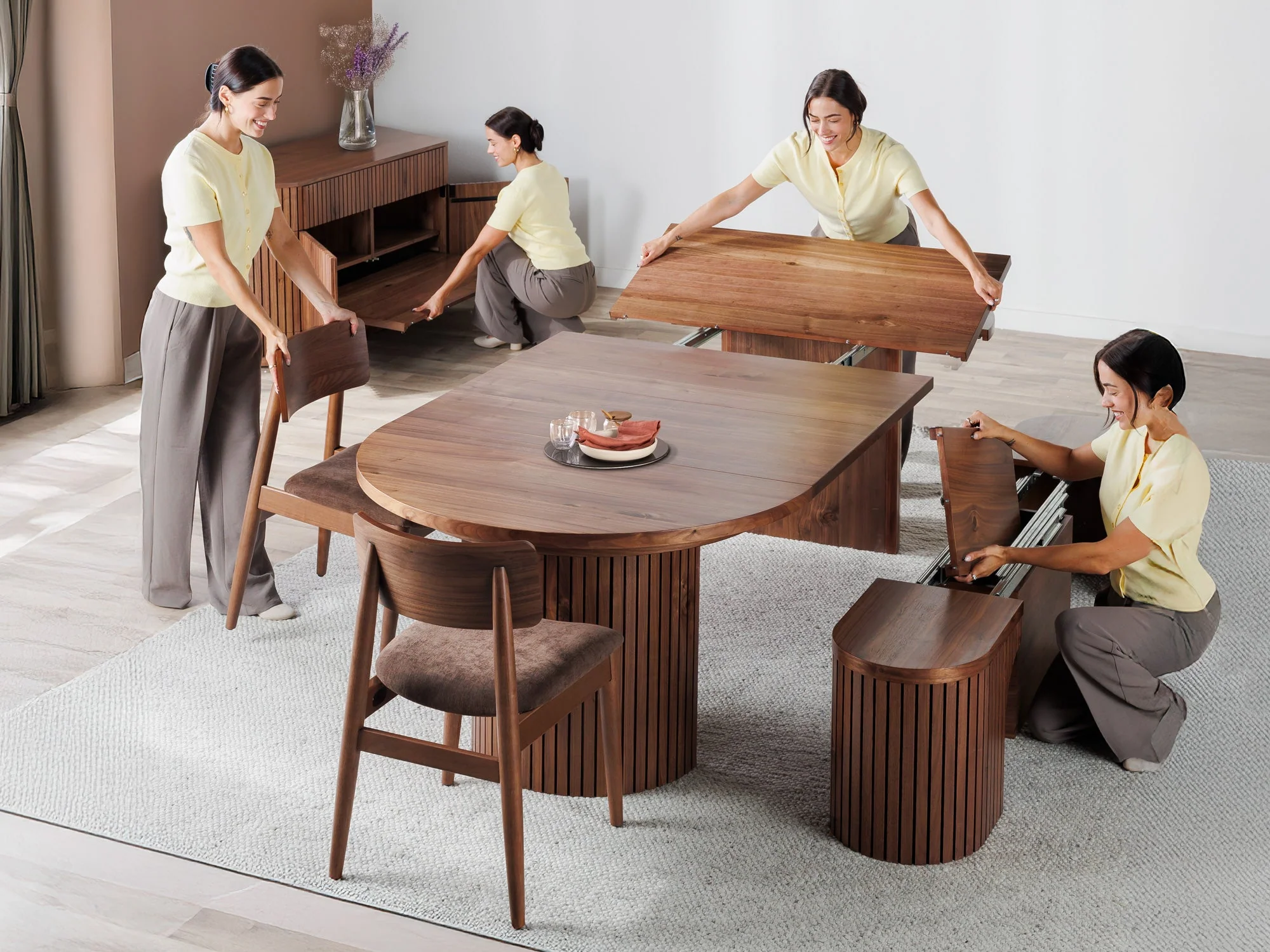 Round Dining Set - The Family - Image 61
