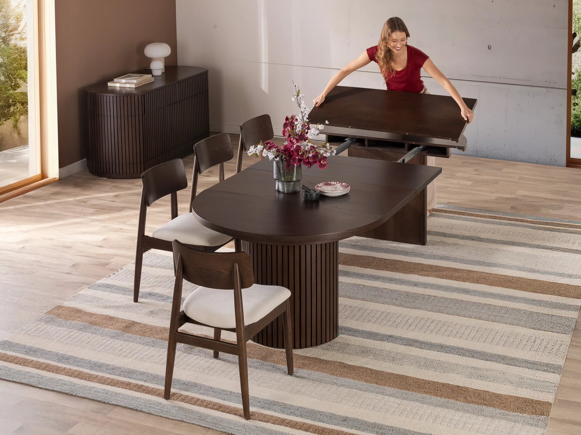 Round Dining Set - The Family - Image 7