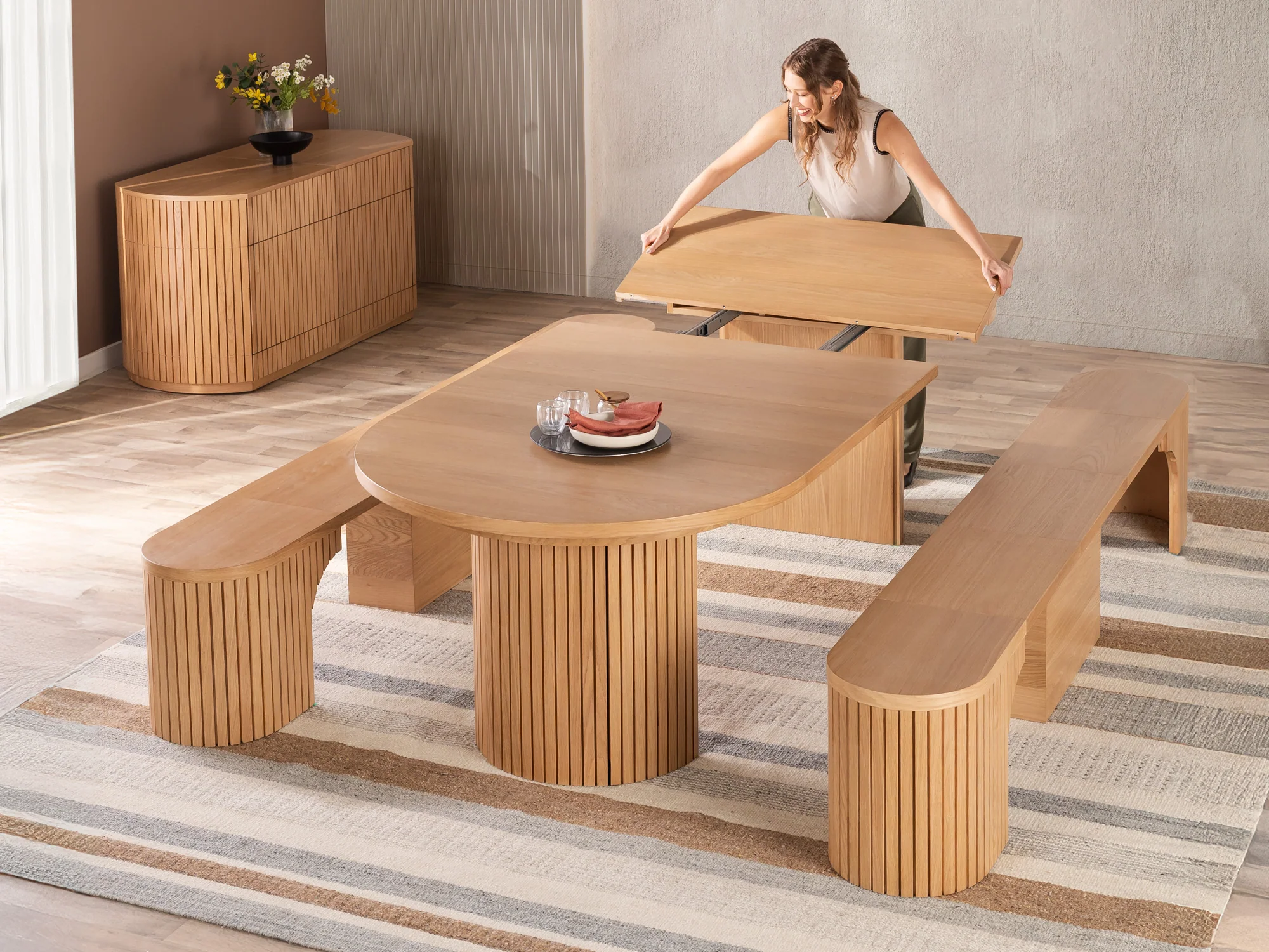 Round Dining Set - The Gathering - Image 7
