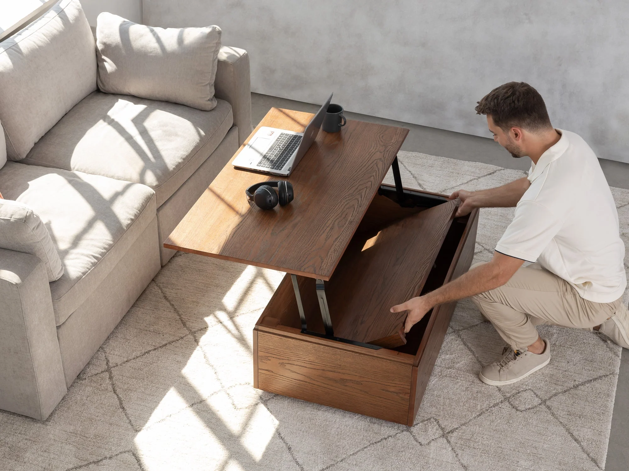 Transformer Coffee Table 4.0 - Panel Storage - FREE - Image 4